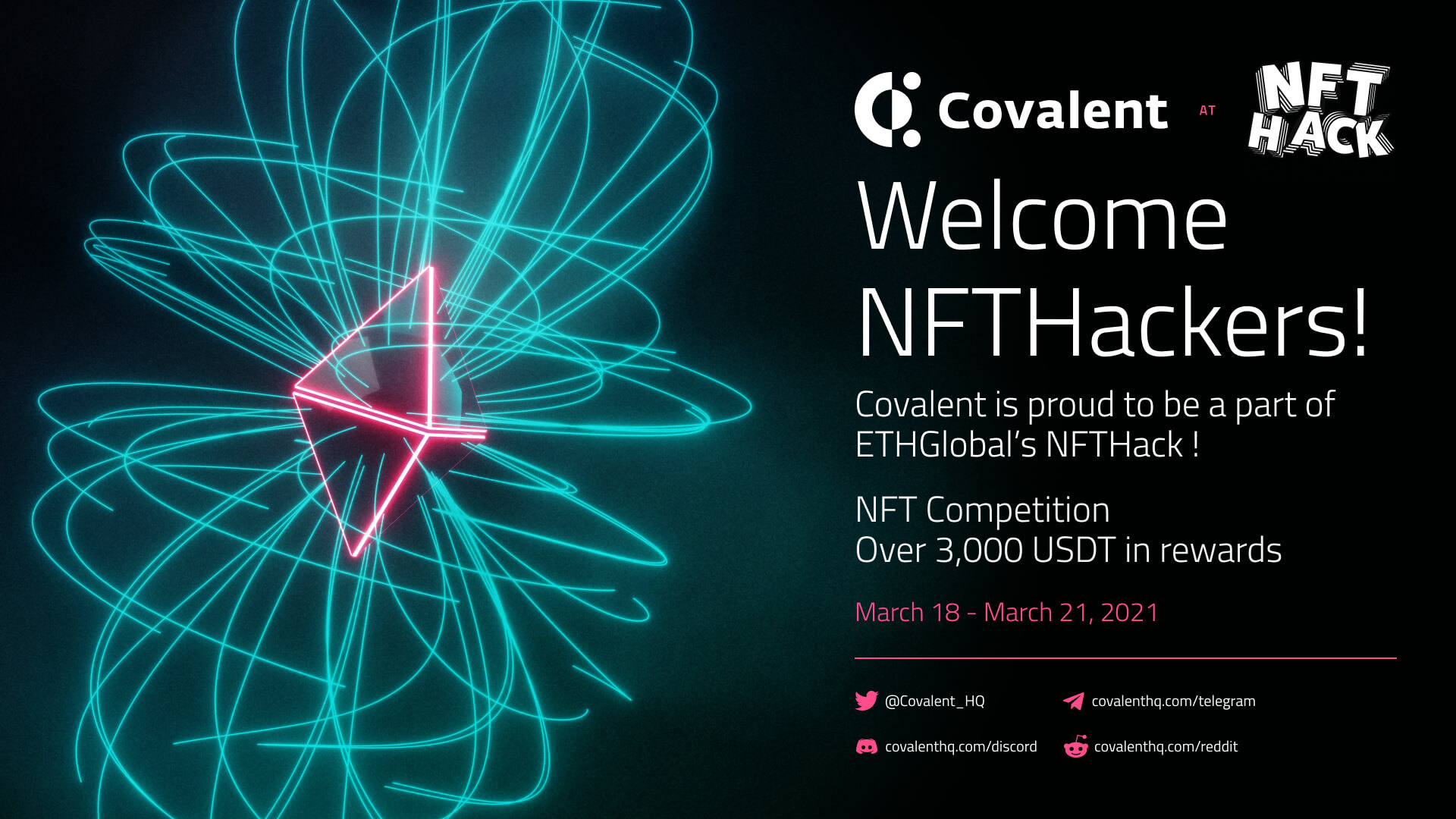 Design and Build with the Covalent API at NFT Hack 2021 to win over $3000 in prizes