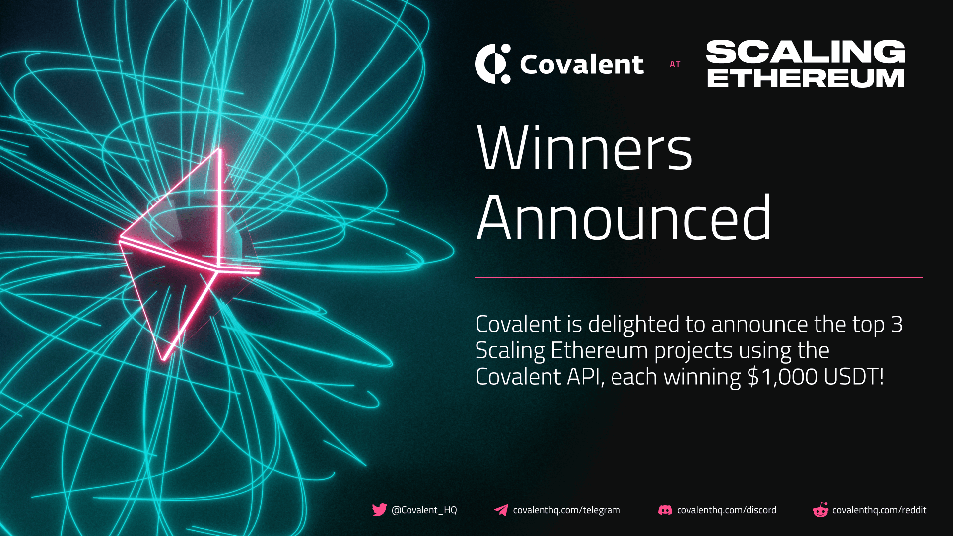 Covalent at Scaling Ethereum: Winners Announced