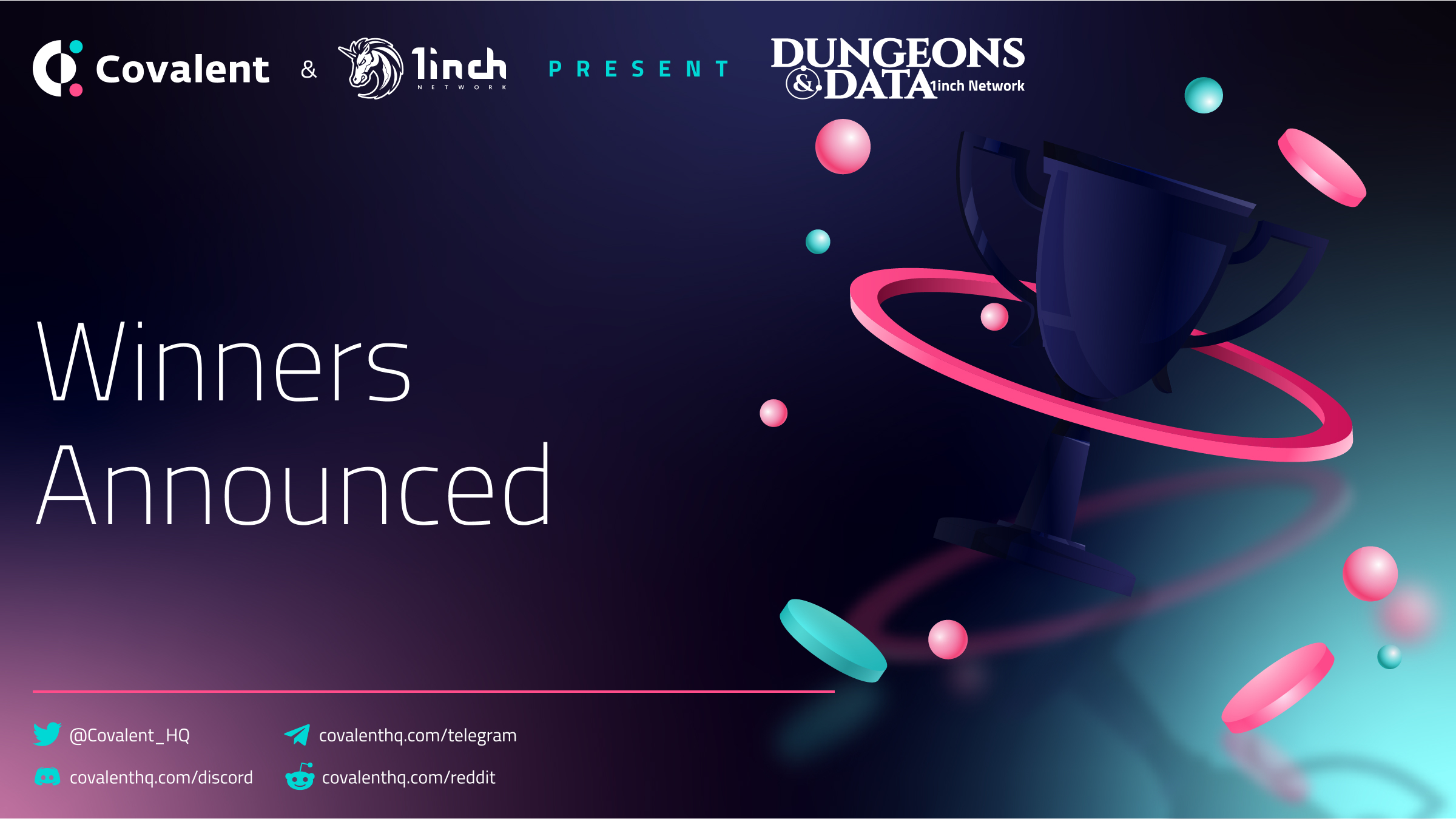 Dungeons & Data - 1inch Network: Winners Announcement