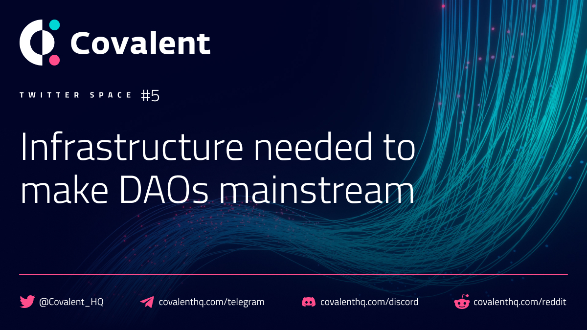 Infrastructure needed to make DAOs mainstream
