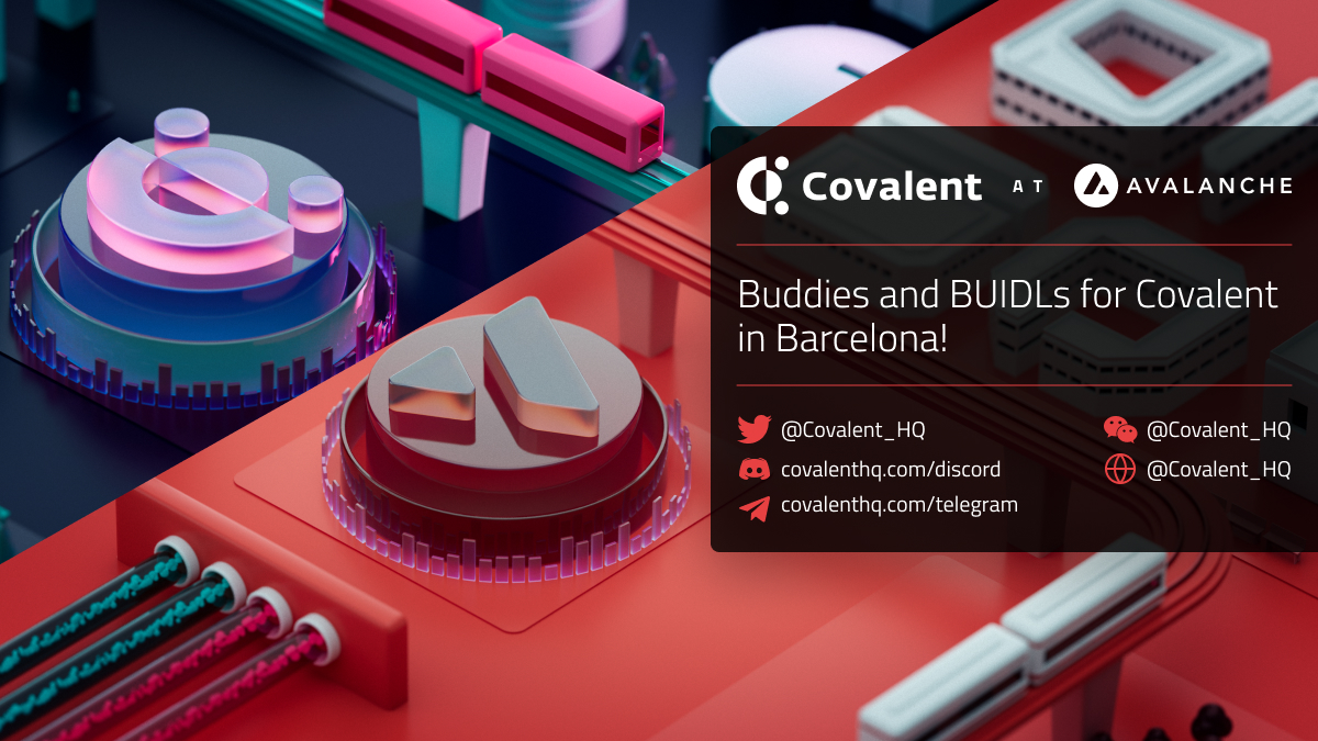 Buddies and BUIDLs for Covalent in Barcelona!