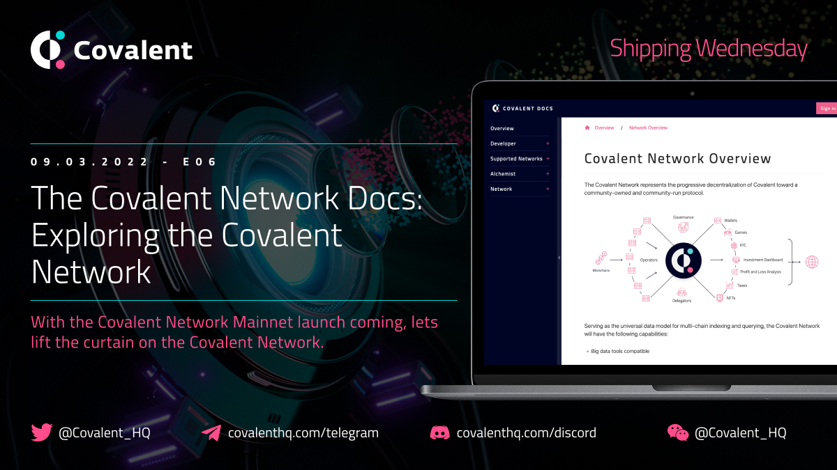 The Covalent Network Docs: Exploring the Covalent Network