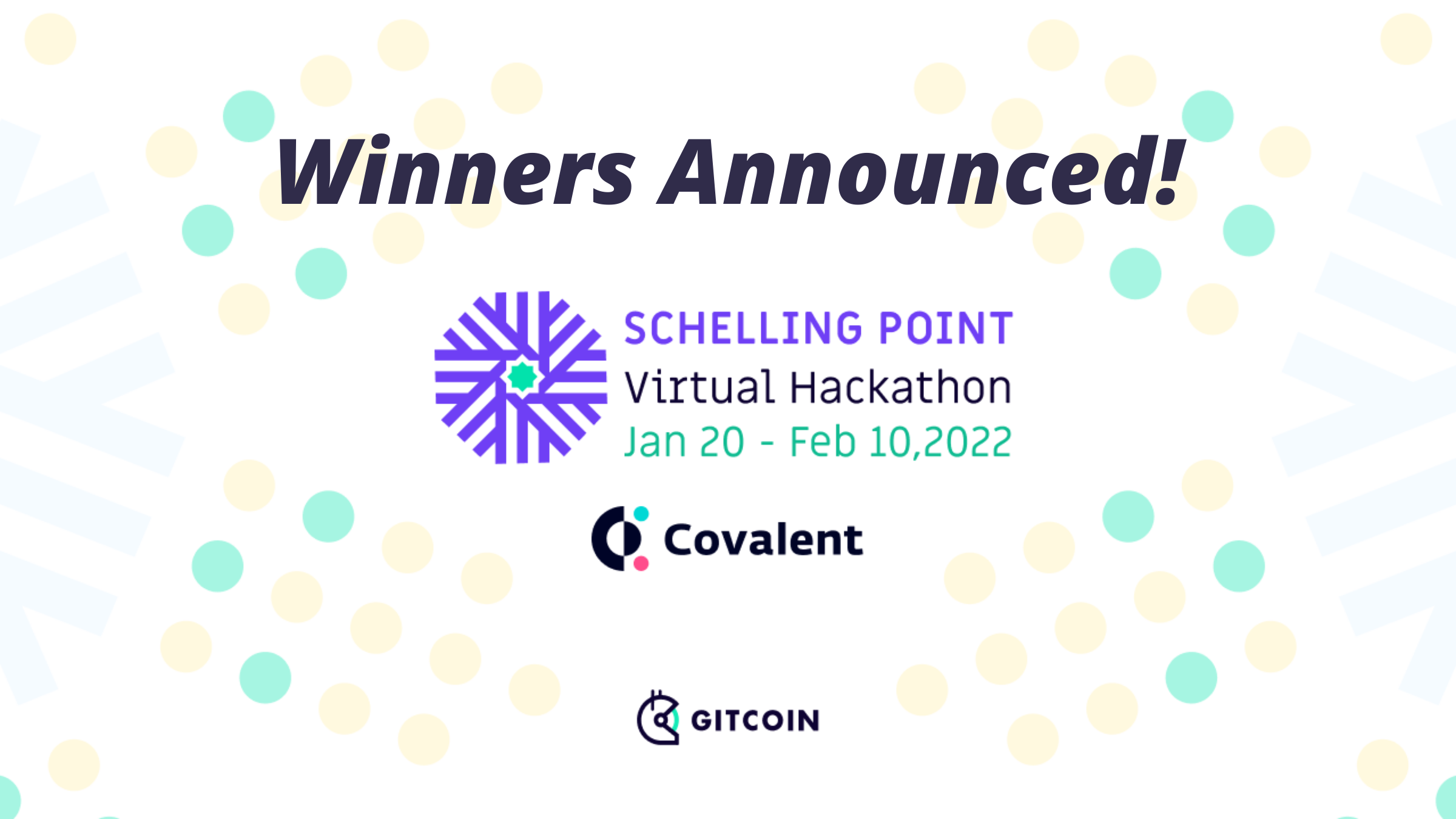 Gitcoin's Schelling Point Virtual Hackathon Winners Announced!