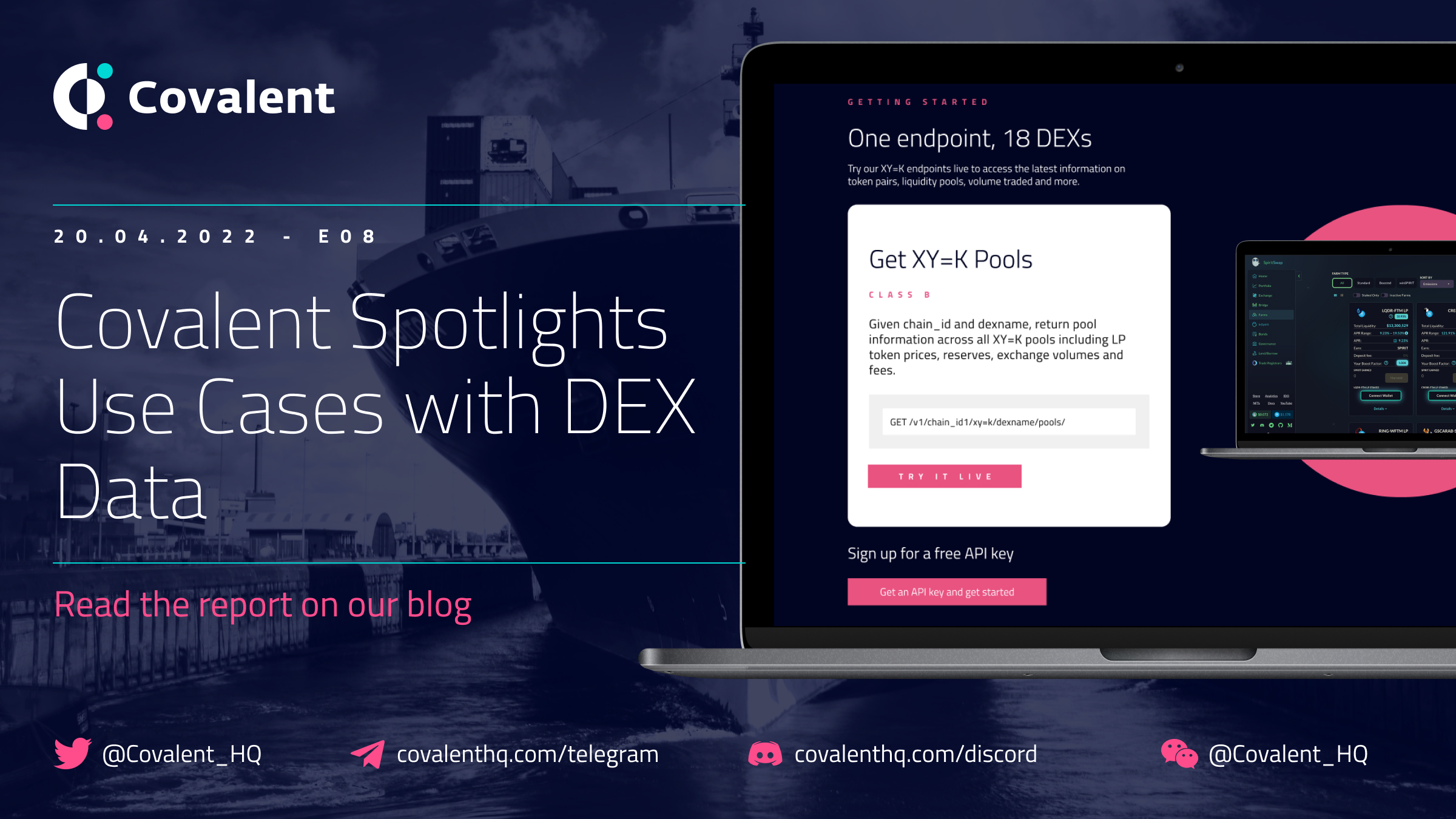 Covalent Spotlights Use Cases with DEX Data
