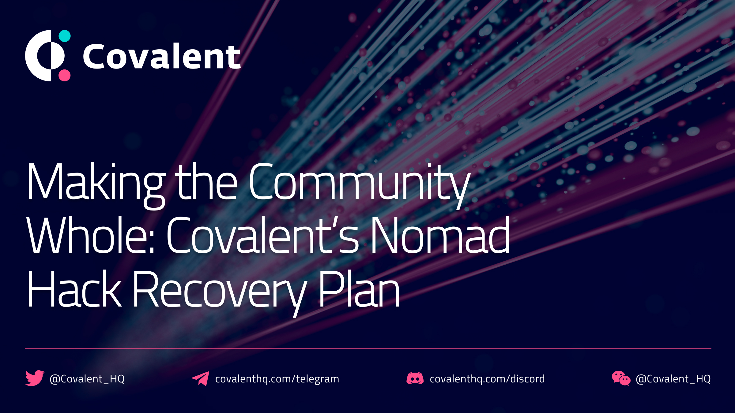Making the Community Whole: Covalent’s Nomad Hack Recovery Plan