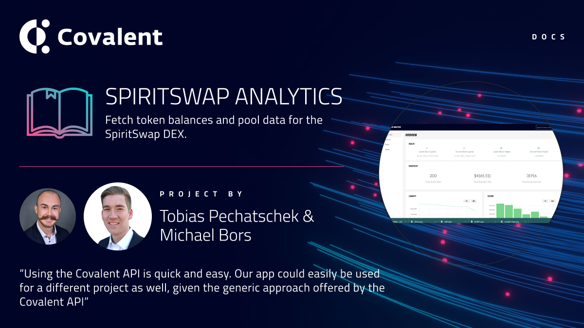 SpiritSwap Analytics Banner